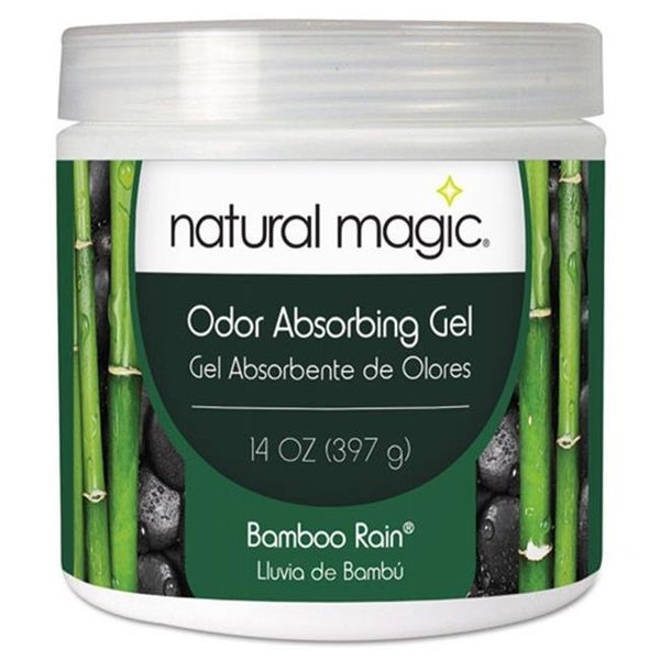 Wmn Wmn 4121DEA Odor Absorbing Gel; Bamboo Rain - 14 oz. Jar 4121DEA